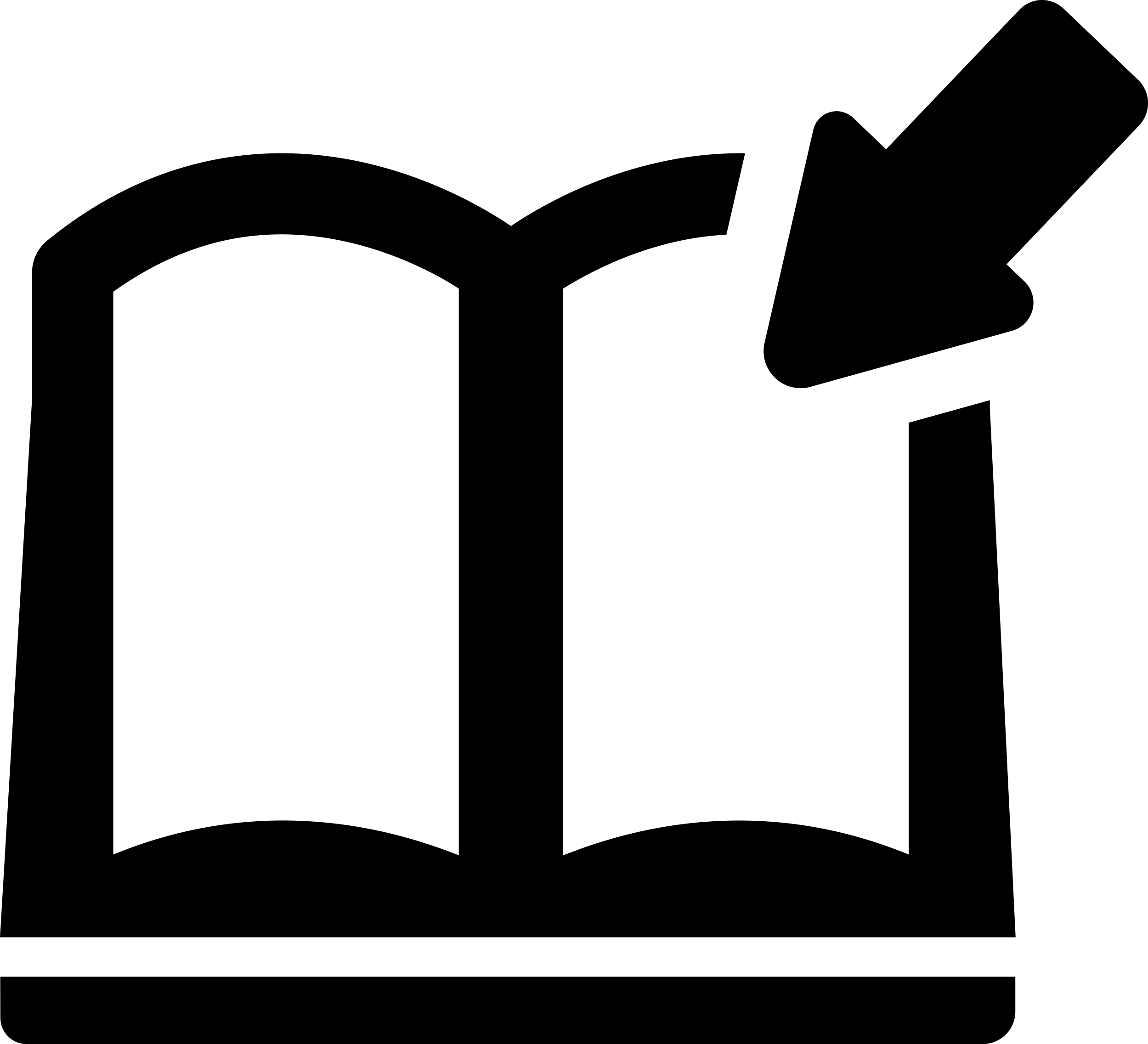 Online Education Symbol Of Opened Book Pages With An Arrow Flat Line Svg Vector Free Vectors